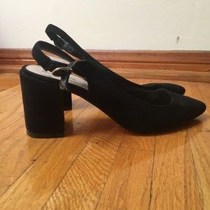 Sling back heels